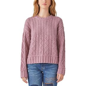 Lucky Brand Women's Cable Crew Sweater