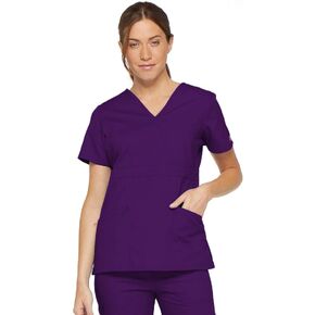 Dickies Women's EDS Signature Mock Wrap Top with Multiple Instrument Loop