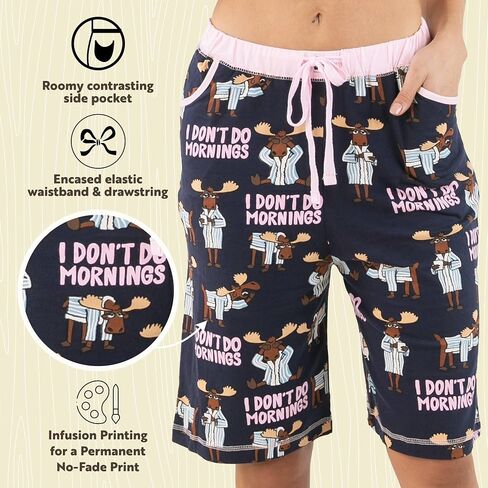 Lazy One Animal Pajamas for Women, Cute Pajama Shorts and Top Separates in Kuwait