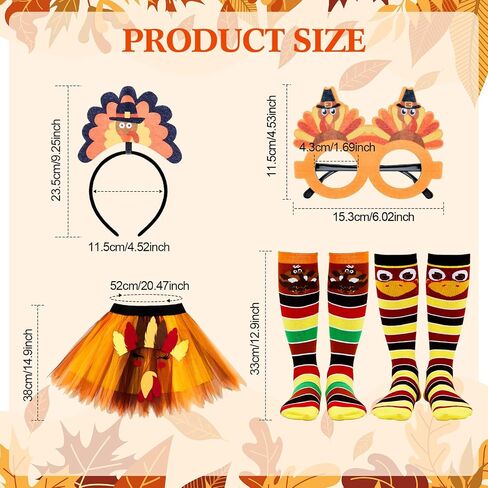 Suhine Women Thanksgiving Turkey Costumes Thanksgiving Turkey Running Costumes Turkey Tutu for Running Lovers Cosplay Party in Saudi Arabia