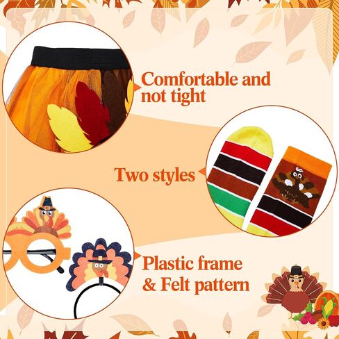 Suhine Women Thanksgiving Turkey Costumes Thanksgiving Turkey Running Costumes Turkey Tutu for Running Lovers Cosplay Party in Saudi Arabia