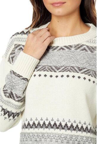 Lucky Brand Women's Fairisle Crew Sweater in Saudi Arabia