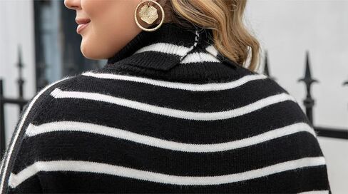 Love Welove Fashion Women’s 2023 Fall Winter Turtle Neck Pullover Chunky Knit Sweaters Casual Loose Oversized Tops in Kuwait
