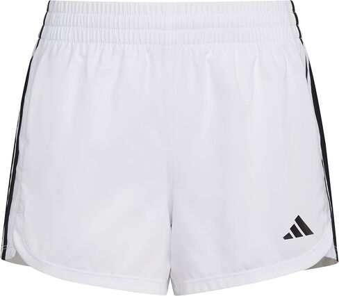 adidas Girls' Big Aeroready 3-Stripes Woven Pacer Color Shorts in Saudi Arabia