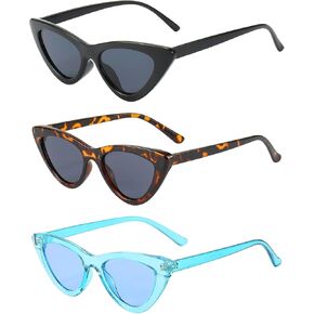 Dollger Cat Eye Sunglasses Vintage Retro Plastic Frame Cateye Sunglasses for Women in Saudi Arabia