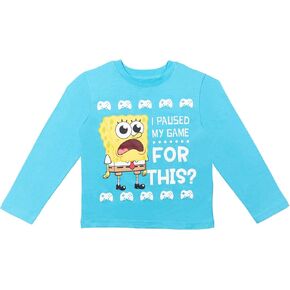 Nickelodeon Spongebob Squarepants Long Sleeve Graphic T-Shirt in Kuwait