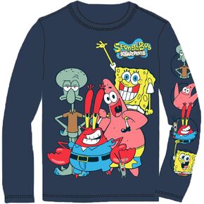 قميص سبونج بوب سكوير بانتس للأولاد الصغار والكبار بأكمام طويلة in Kuwait