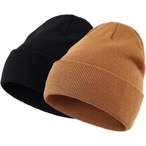 HABITER Slouchy Beanies Hats for Men Women Knit Winter Hats Skull Beanies
