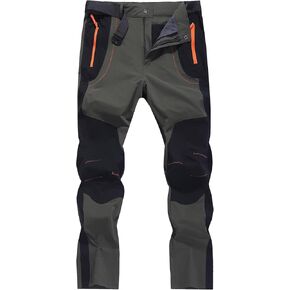 KELOIFUT Men's Hiking Cargo Pants Quick-Dry Outdoor Water Resistant Lightweight Mountain Breathable Zipper Pocket Work Pants