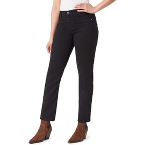 Angels Forever Young Women's 360 Sculpt Mid-Rise Straight Ankle Jeans