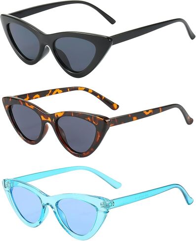 Dollger Cat Eye Sunglasses Vintage Retro Plastic Frame Cateye Sunglasses for Women in Saudi Arabia