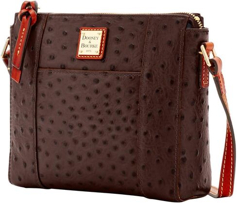 حقيبة يد Dooney & Bourke، حقيبة كروس من Ostrich Lexington in Kuwait