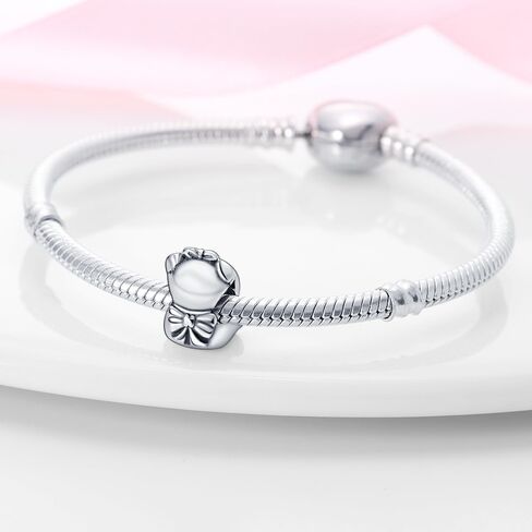 CYCUFF 925 Sterling Silver Charms Suitable for Charm Necklaces, Bracelet Pendants Beads Jewellery Gift for Women in Saudi Arabia