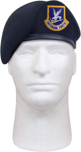 Rothco Inspection Ready Beret With USAF Flash - Midnight Navy Blue in Saudi Arabia
