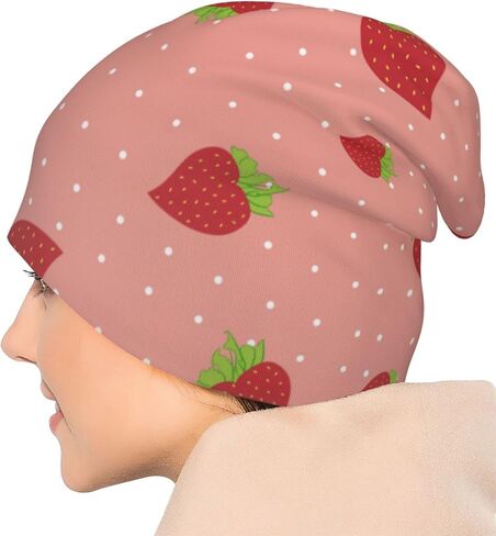 CKCICSCS قبعة جمجمة مترهلة للنساء والرجال، قبعة صغيرة ناعمة قابلة للتمدد للجري دافئة ورائعة قبعات فضفاضة خفيفة الوزن قبعات نوم in Kuwait