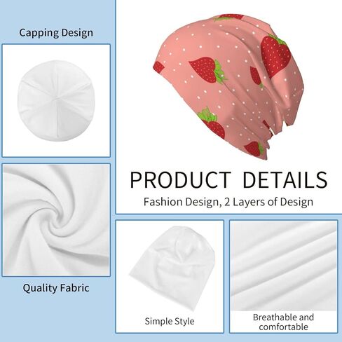 CKCICSCS قبعة جمجمة مترهلة للنساء والرجال، قبعة صغيرة ناعمة قابلة للتمدد للجري دافئة ورائعة قبعات فضفاضة خفيفة الوزن قبعات نوم in Kuwait