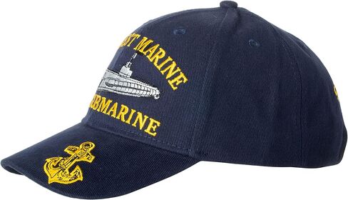 Officially Licensed United States Navy USN The Best Marine is A Submarine Embroidered Cap Hat - Adjustable Blue in Saudi Arabia