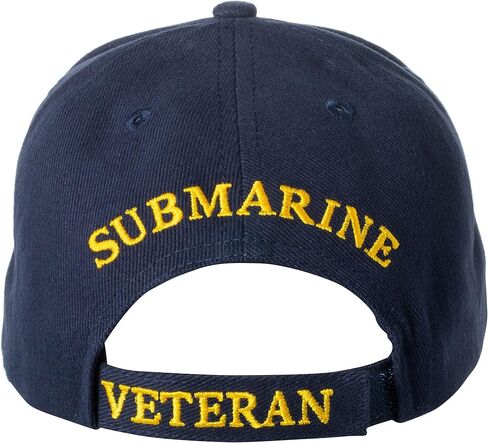 Officially Licensed United States Navy USN The Best Marine is A Submarine Embroidered Cap Hat - Adjustable Blue in Saudi Arabia