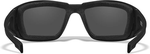 Wiley X WX Boss Captivate Polarized Sunglasses, Safety Glasses for Men and Women, UV Eye Protection for Shooting, Fishing, Biking, and Extreme Sports, Matte Black Frames, Blue Mirror Tinted Lenses in Saudi Arabia