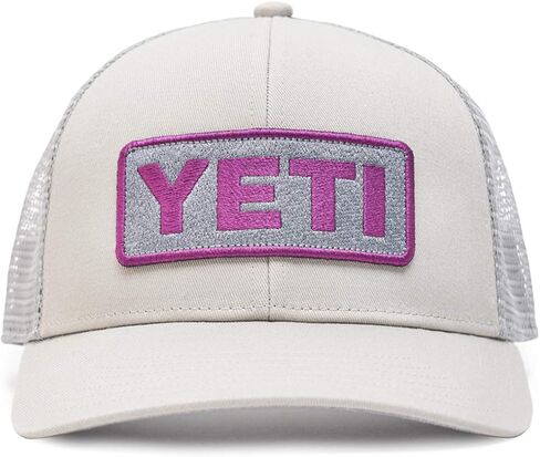 قبعة سائق الشاحنة ذات شارة شعار YETI متوسطة الحجم مع حافة Bureo in Kuwait