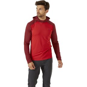 Rab Men's Force Hoody - Lightweight Long-Sleeve Hooded Baselayer Shirt for Hiking, Climbing, & Trail Running in Kuwait