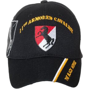 Artisan Owl Officially Licensed US Army Armored Division Black Embroidered Baseball Cap - Multiple Divisions Available! … in Saudi Arabia