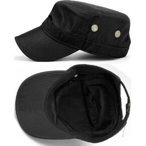 REDSHARKS Hidden Pocket Cadet Army Hat Quick Dry Military Style Flat Top Baseball Dad Sun Cap in Kuwait