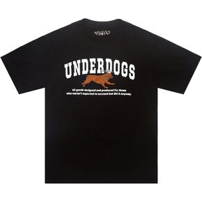 Honor Roll Clothing Underdog Tee Unisex Black Short Sleeve in Saudi Arabia