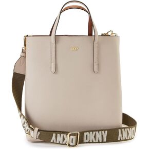 DKNY شنطة توت للنساء، لون ايجشيل/كرمل، R22AZS61، R22azs61-y9k-Large in Kuwait