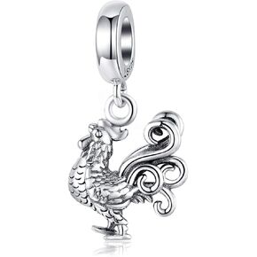 Lucky Animals Head Charm Authentic 925 Sterling Silver Pet Charms for European Bracelet in Saudi Arabia