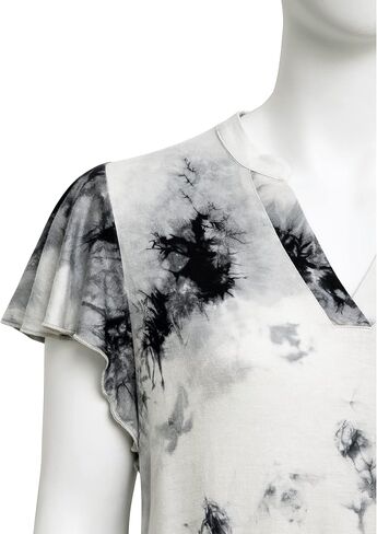 بلوزة نسائية قصيرة الأكمام من VALOLIA، كاجوال فضفاضة، بلوزات أنيقة وقمصان in Kuwait