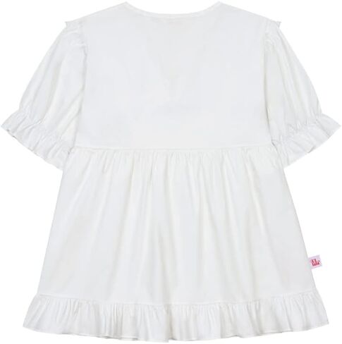 ULLALA Pajamas for Women Madely Short sleeve Two-Piece Ivory Vintage Soft Sleepwear 2Piece one Size Cotton in Kuwait