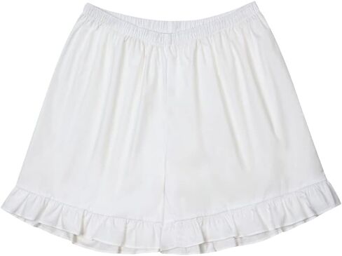 ULLALA Pajamas for Women Madely Short sleeve Two-Piece Ivory Vintage Soft Sleepwear 2Piece one Size Cotton in Kuwait