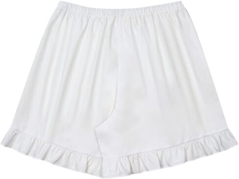 ULLALA Pajamas for Women Madely Short sleeve Two-Piece Ivory Vintage Soft Sleepwear 2Piece one Size Cotton in Kuwait