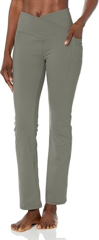 بنطال يوغا نسائي من Danskin بخصر متقاطع وواسع in Kuwait