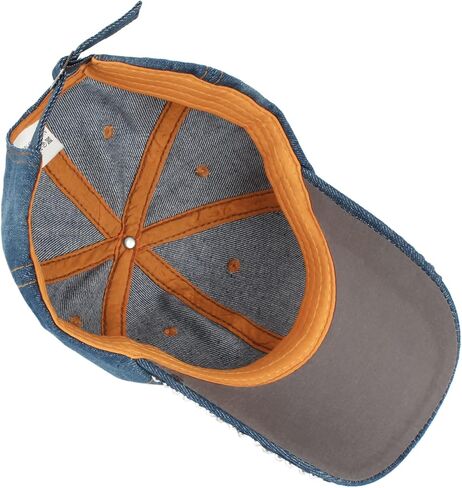 Hoce Fashion Rhinestone Denim Baseball Cap Studded Bling Hat for Women in Kuwait