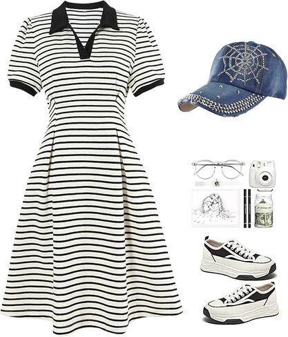 Hoce Fashion Rhinestone Denim Baseball Cap Studded Bling Hat for Women in Kuwait