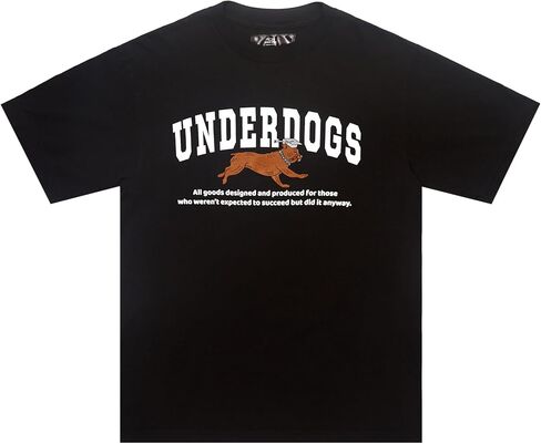 Honor Roll Clothing Underdog Tee Unisex Black Short Sleeve in Saudi Arabia
