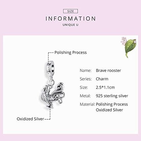 Lucky Animals Head Charm Authentic 925 Sterling Silver Pet Charms for European Bracelet in Saudi Arabia