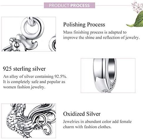 Lucky Animals Head Charm Authentic 925 Sterling Silver Pet Charms for European Bracelet in Saudi Arabia