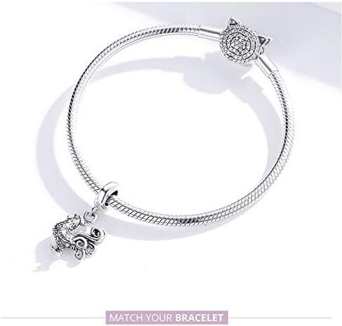 Lucky Animals Head Charm Authentic 925 Sterling Silver Pet Charms for European Bracelet in Saudi Arabia
