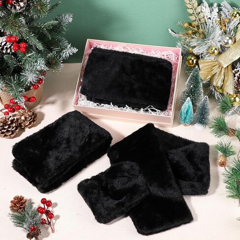 Ramede 20 Pack Women Winter Scarves Warm Fluffy Fleece Winter Scarf Bulk Cold Weather Neck Scarf Wholesale Donation Unisex women Men in Saudi Arabia