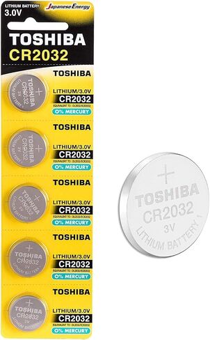 Toshiba CR2032 3 Volt Lithium Coin Battery (10 Batteries) in Saudi Arabia