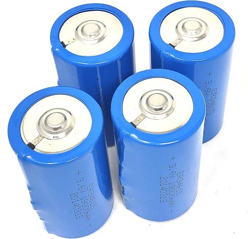 بطارية ليثيوم LNX D Cell 19000 مللي أمبير ER34615 بطاريات غير قابلة لإعادة الشحن 3.6 فولت زر علوي من كلوريد الليثيوم، بطارية D خلية 3.6 فولت، بطارية ليثيوم 3.6 فولت سعة 19000 مللي أمبير غير قابلة لإعادة الشحن، (4 قطع) in Kuwait