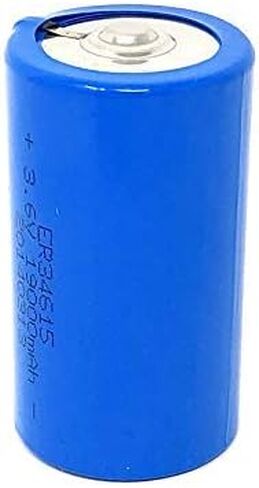 بطارية ليثيوم LNX D Cell 19000 مللي أمبير ER34615 بطاريات غير قابلة لإعادة الشحن 3.6 فولت زر علوي من كلوريد الليثيوم، بطارية D خلية 3.6 فولت، بطارية ليثيوم 3.6 فولت سعة 19000 مللي أمبير غير قابلة لإعادة الشحن، (4 قطع) in Kuwait