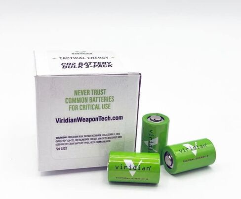 بطاريات ليثيوم Viridian CR2 التكتيكية للطاقة بالإضافة إلى 3 فولت (عبوة كبيرة مكونة من 3 قطع) in Kuwait