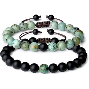 COAI You Complete Me Onyx Stone Matching Couples Bracelets