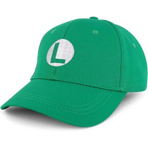Armycrew Mario Luigi Cotton Embroidered Cosplay Costume Baseball Cap