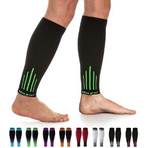 NEWZILL Compression Calf Sleeves (20-30mmHg) for Men & Women - Perfect Option to Our Compression Socks - For Running, Shin Splint, Medical, Travel, Nursing