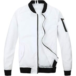 MADHERO Mens Bomber Jacket Lightweight Slim Fit Softshell Windbreaker in Kuwait